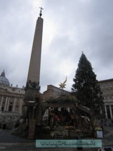 Città del Vaticano, Piazza San Pietro, il presepe