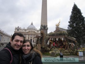 Città del Vaticano, Piazza San Pietro, il presepe