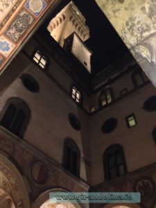 Il cortile interno di Palazzo Vecchio