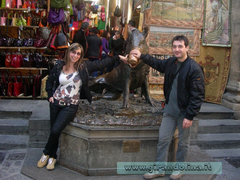 La statua del Porcellino di Firenze