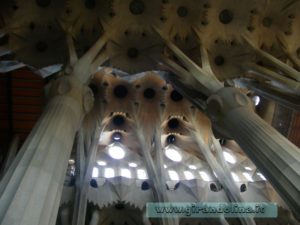 La Sagrada Familia , il soffitto