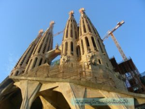 La Sagrada Familia , il soffitto