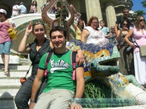 Parc Guell, la Salamandra simbolo del parco