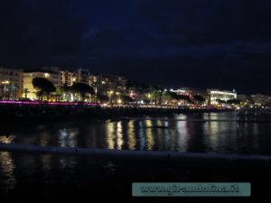 Molo di Cannes al tramonto