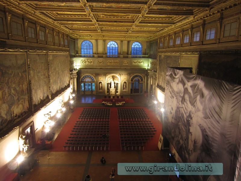 Il Salone dei Cinquecento, Palazzo Vecchio di Firenze 