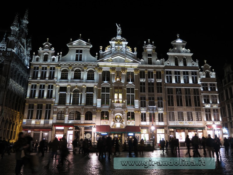 La Grand Place in notturna - Bruxelles
