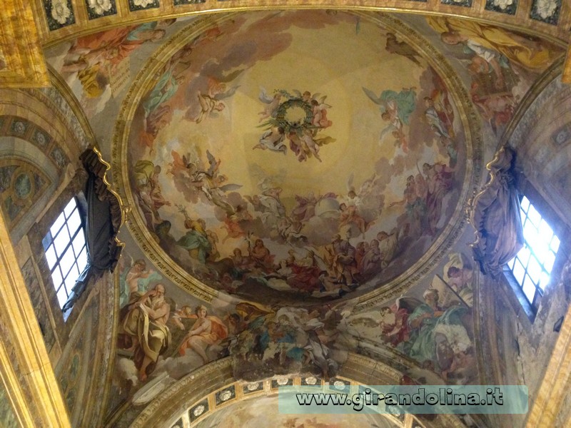 Particolare degli affreschi della Chiesa di San Leone