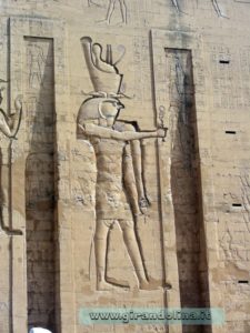 Tempio Edfu geroglifico Egitto