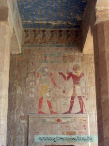 Tempio Hatshepsut rilievo Egitto.