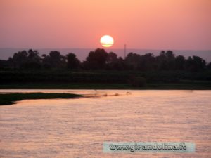 Tramonto sul Nilo Egitto