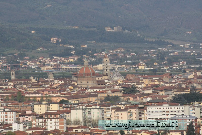 Convento di Giaccherino il panorama