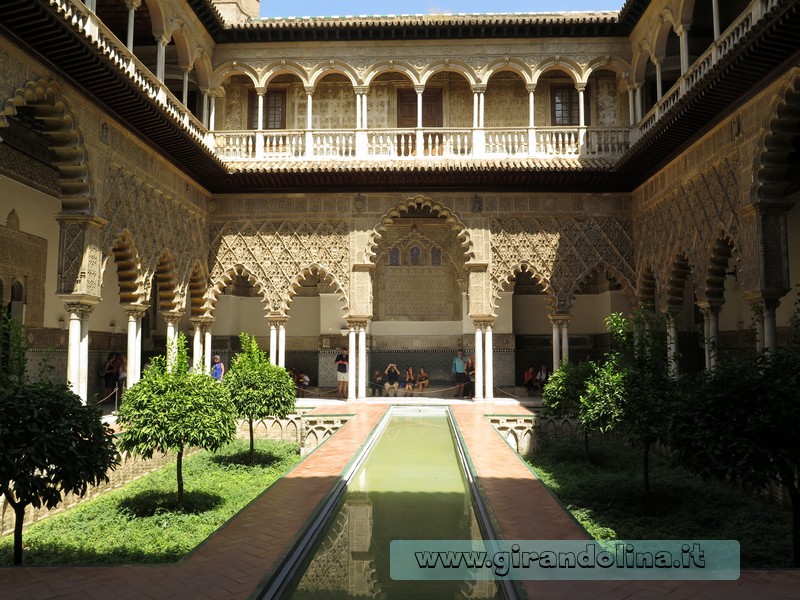 Il Patio de las Doncellas nel Real Alcazar