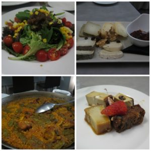 Il Menù gustato al ristorante La Cigrona Valencia