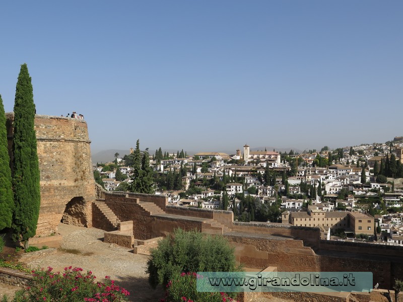 Il quartiere di Albaicin di Granada