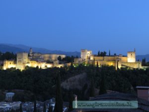 L'Alhambra di Granada dal Mirador de San Nicolas