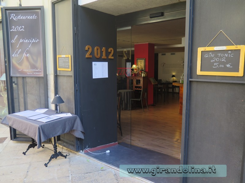 Ristorante 2012, El Pincipio del Fin Valencia