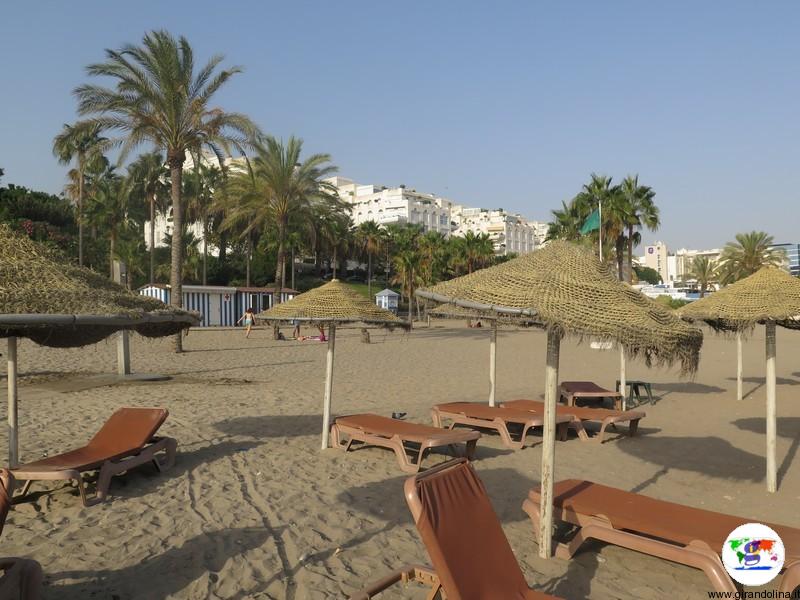 La spiaggia di Marbella