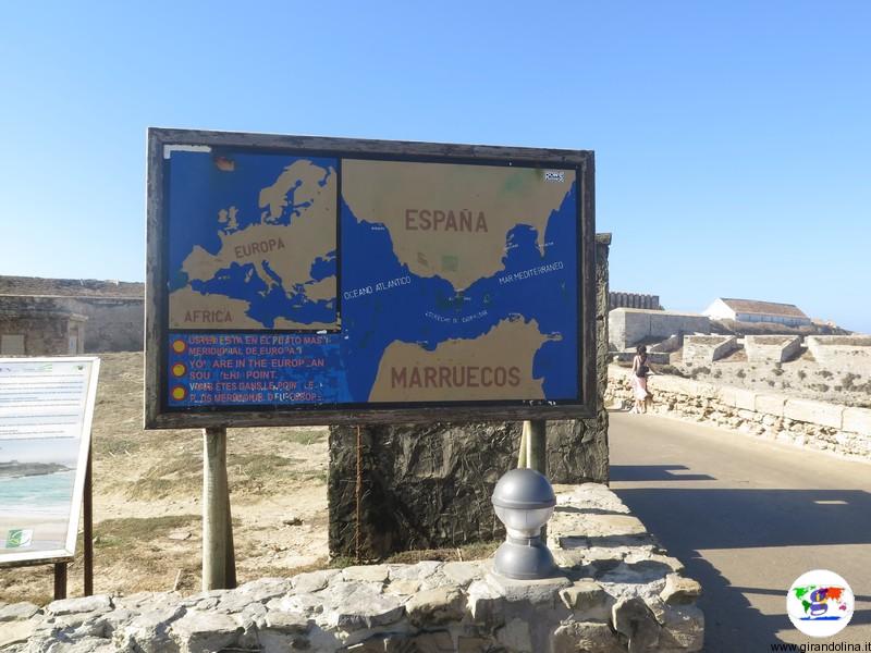 Tarifa il punto di incontro fra il Mar Mediterraneo e Oceano Atlantico