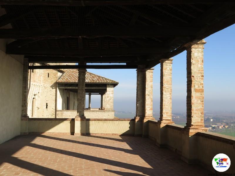 Castello di Torrechiara la terrazza panoramica