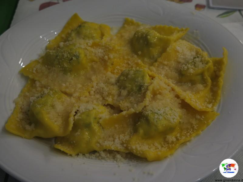 I tortelli alle erbette della Tavola del Contado