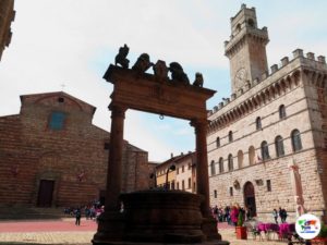 Piazzetta di Montepulciano, Toscana,Italia