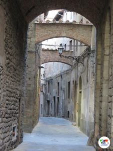 Strade medioevali di Pistoia, Toscana, Italia