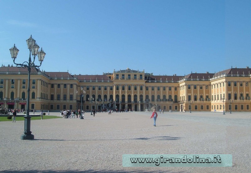 Il Castello di Schonnbrun a Vienna