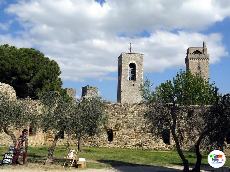 San Gimignano, la Rocca di Montestaffoli