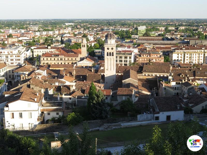 Conegliano e il panorama visto dall' alto