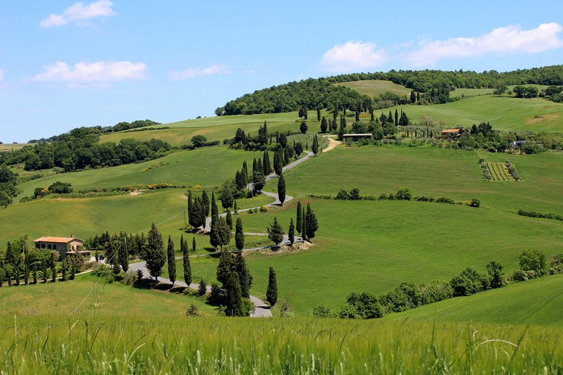 Val d'Orcia , Monticchiello