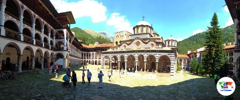 Monastero di Rila panoramica