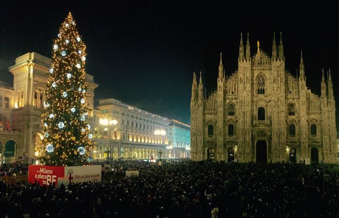 Alberi di natale italiani: Milano © Comune di Milano