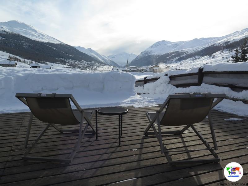 Divertirsi a Livigno, la terrazza panoramica della Latteria di Livigno