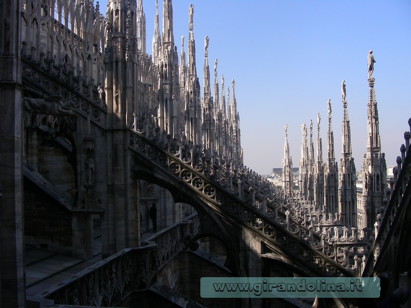 Il tetto del Duomo di Milano