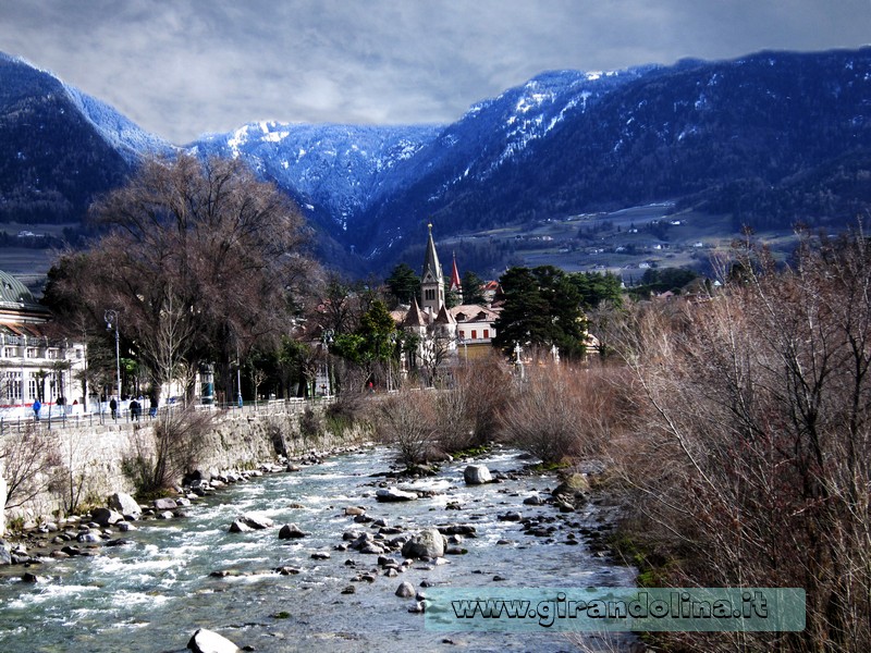 Merano, panorama dal Ponte della Posta