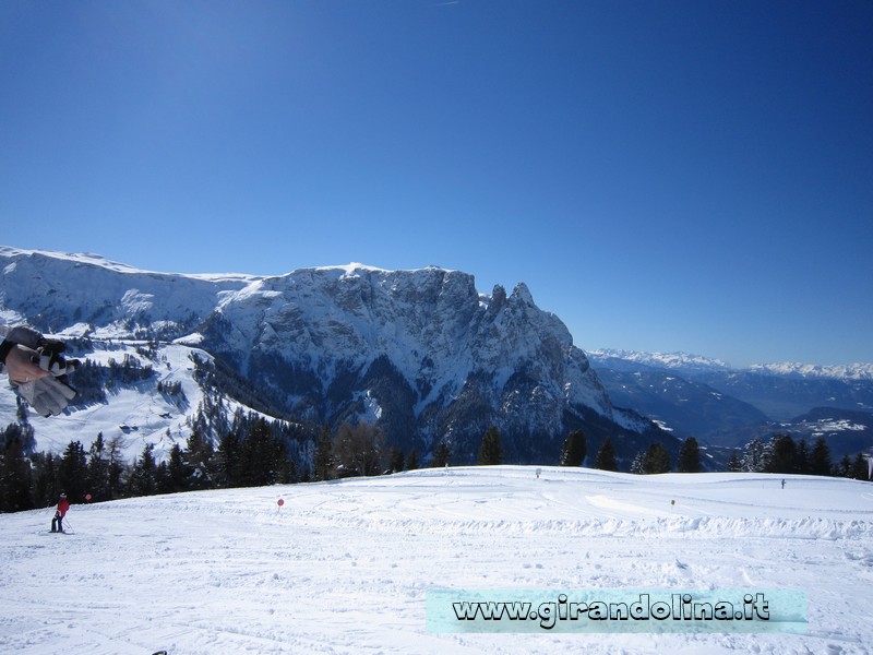 Le Alpi di Siusi, e lo Sciliar sullo sfondo