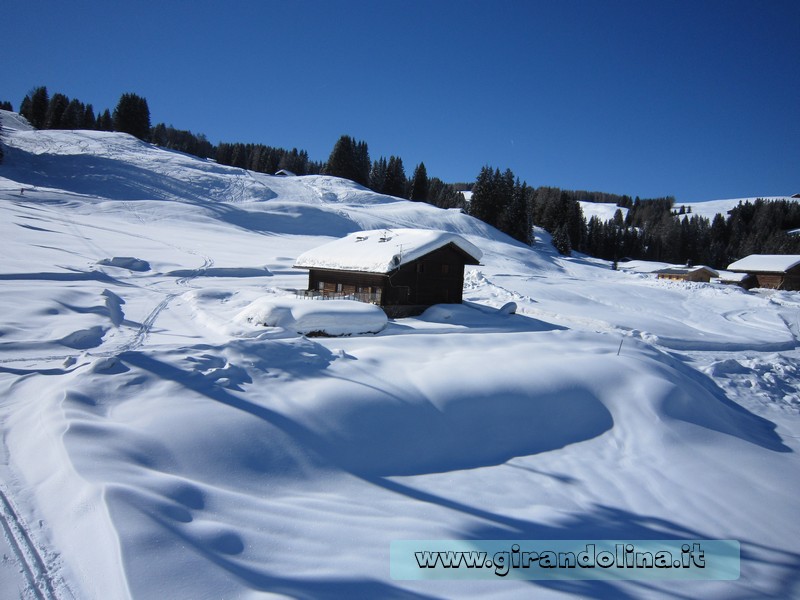 Il bellissimo panorama delle Dolomiti