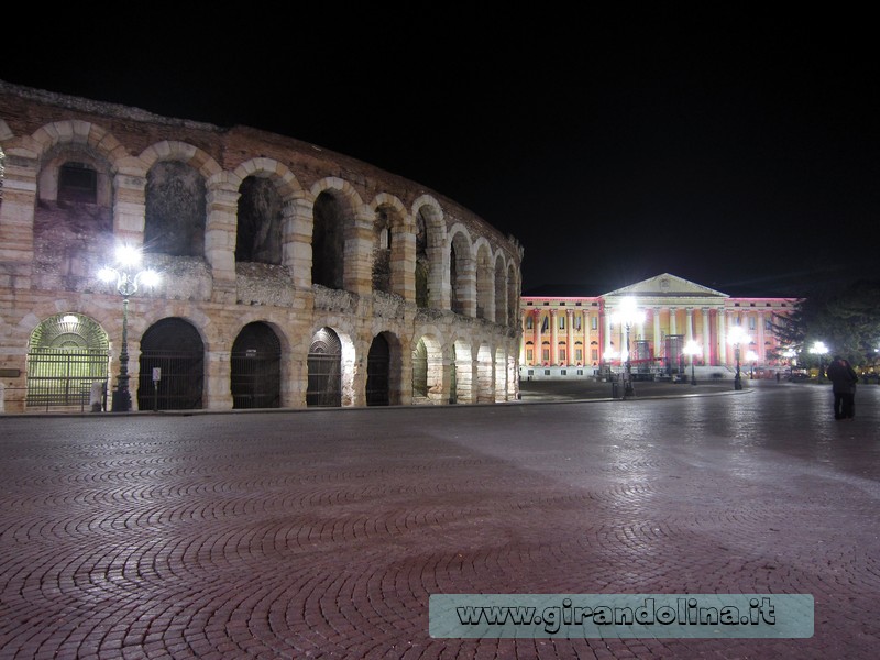 Verona - Piazza Bra by night