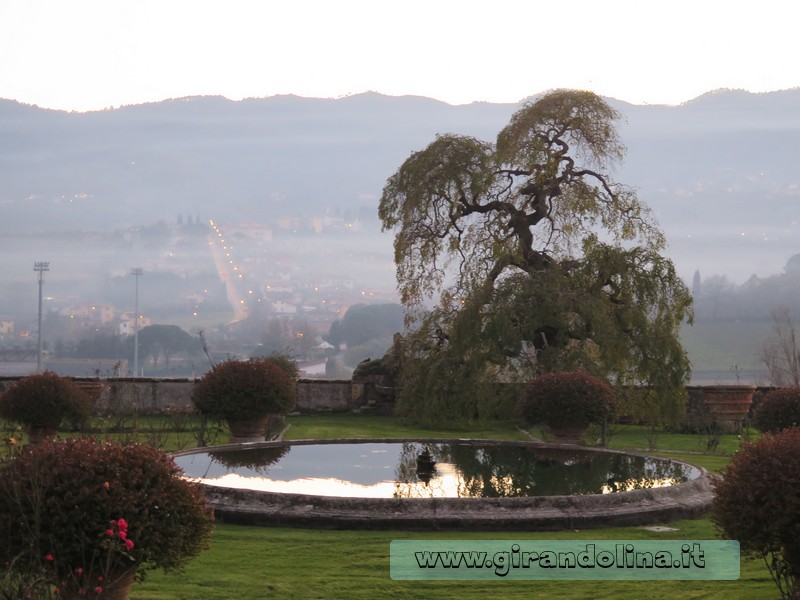  Vivai di Pistoia Il Parco e i giardini di Villa La Magia, con lo sfondo del Montalbano