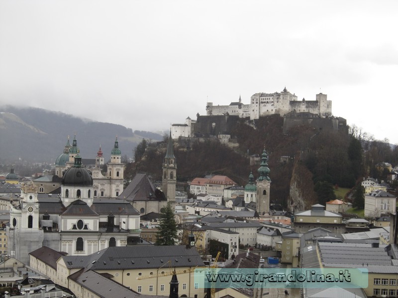 Salisburgo - Panorama dalla terrazza del Monchsberg