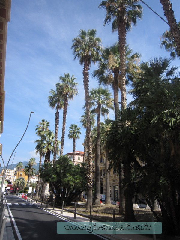 La Passeggiata Imperatrice a Sanremo