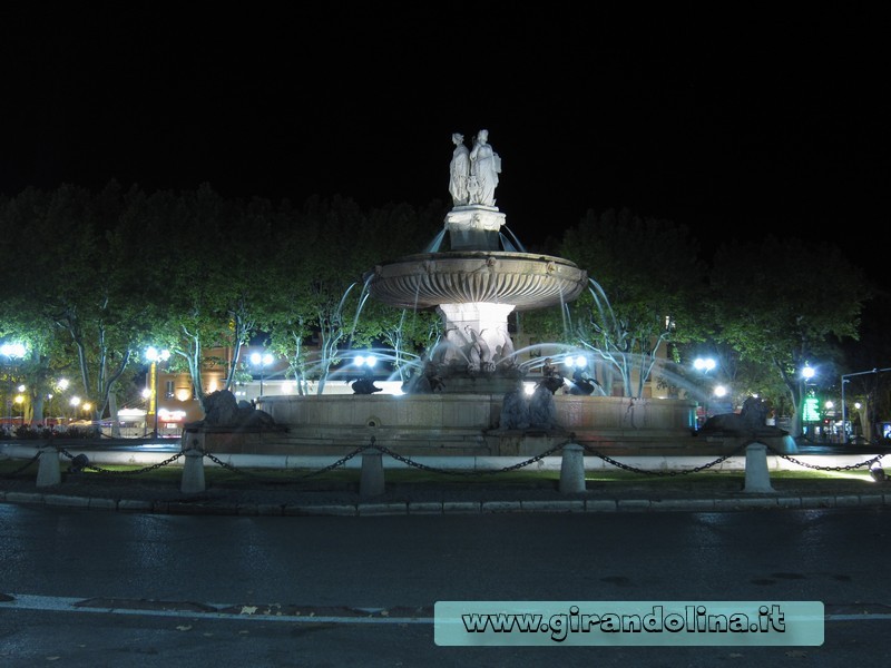 La Fontaine de la Rotonde di Aix En Provence