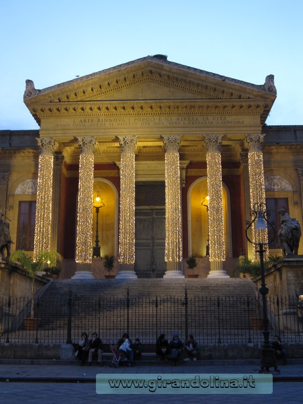 Il Teatro Massimo a Palermo