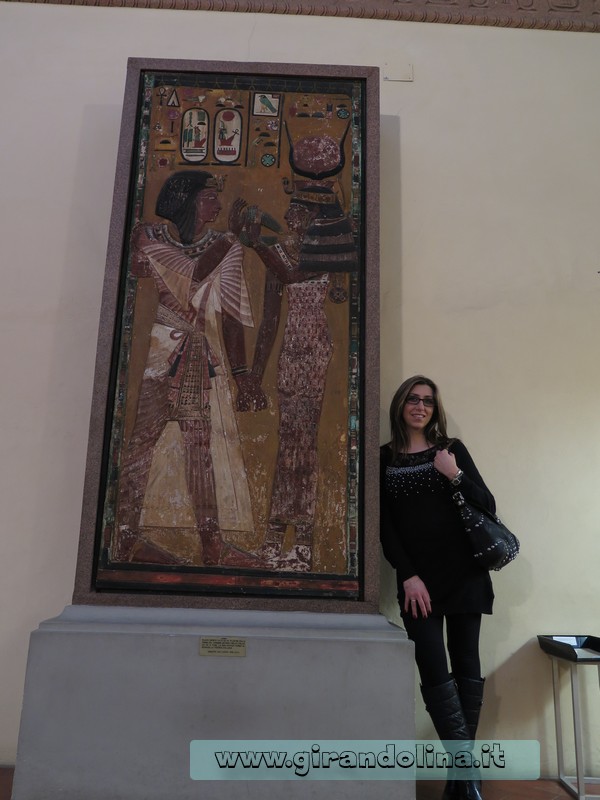 Il rilievo della Dea Maat, nella tomba di Sety I , Museo egizio di  Firenze