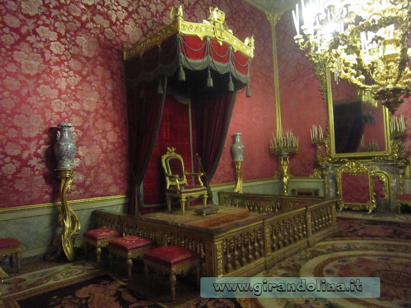 La Sala del Trono, all' interno di Palazzo Pitti
