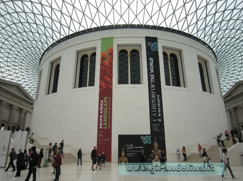 L' entrata del British Museum