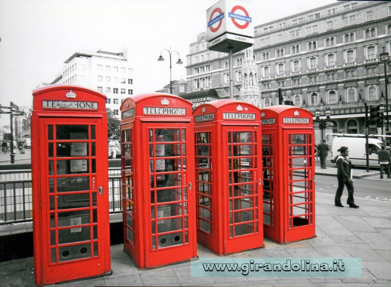 Le famose cabine rosse di Londra