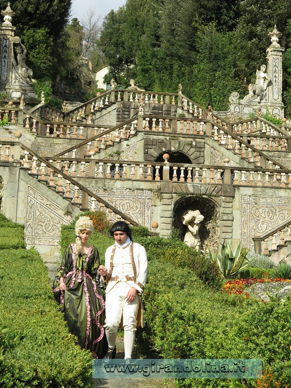 Figuranti presso lo Storico Giardino di Villa Garzoni