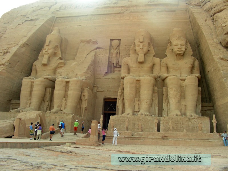 AbuSimbel facciata Egitto