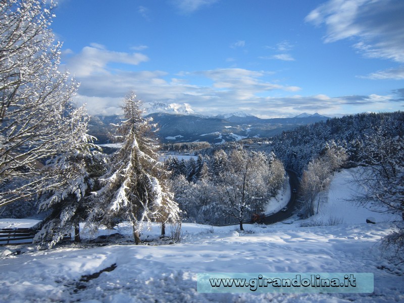 La Valle del Renon innevato